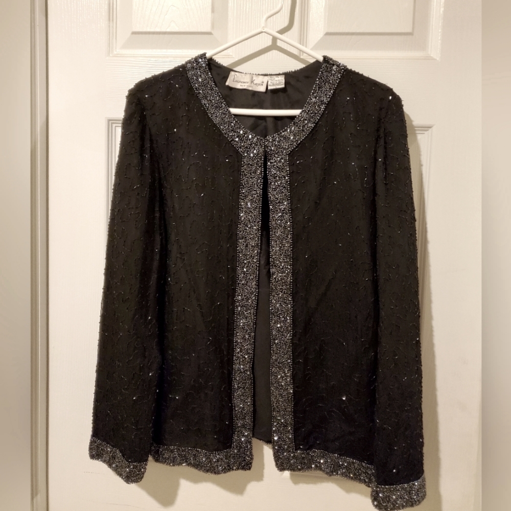 Laurence Kazar of New York Ladies Vintage Sequined Jacket